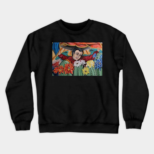 Guadalupe´s Angel Crewneck Sweatshirt by jleopold